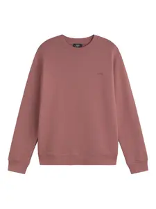 Толстовка с вышитым логотипом A.P.C., розовый