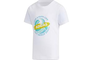 Детская футболка Adidas, белый