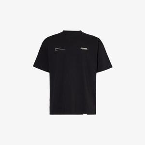 Футболка из хлопчатобумажного джерси с фирменным принтом покровителя клуба Represent, черный