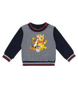 Детская толстовка из эластичного хлопка Monnalisa, Blu Scuro