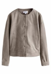 Куртка из искусственной кожи Next, серый