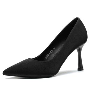 HKCP Женские туфли на высоком каблуке черные, цвет Black