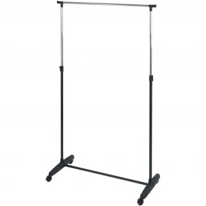 Вешалка для одежды WENKO «Mikey», регулируемая по высоте, 4 колеса, цвет schwarz/silber