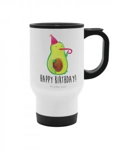 Mr. & Mrs. Panda Термокружка с изображением авокадо и надписью белого цвета на день рождения
