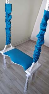 Обезьяна, волна, розовые, бирюзовые качели для комнаты Małpiszon