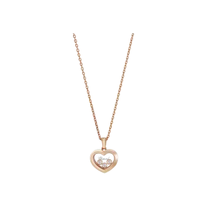Колье Chopard Happy diamonds icons из розового золота с бриллиантами