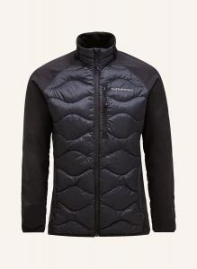 Гибридный пуховик helium Peak Performance, черный
