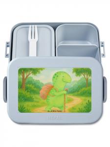 Mr. & Mrs. Panda Дизайн хлебницы с изображением черепахи-странницы в пастельно-голубом цвете (без слов)