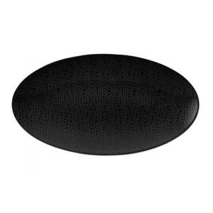Life Fashion - Тарелка сервировочная Glamorous Black овальная 33x18 см Seltmann Weiden, белый черный