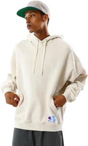 Мужская толстовка Champion с длинными рукавами, на флисовой подкладке, с капюшоном, свободного кроя, в спортивном стиле C3-Z101, овсяный