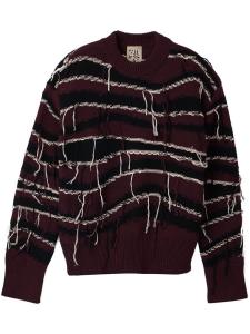 CamperLab свитер с потертостями, коричневый