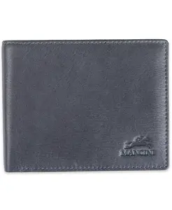 Мужской кошелек Bellagio Collection Center Wing Billfold Mancini, серый