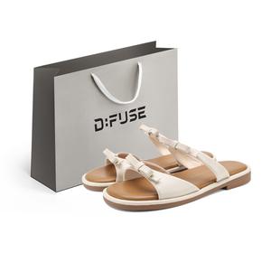 D:FUSE SCANDINAVIA D FUSE SCANDINAVIA Скандинавские слайдеры для женщин с кожаными вставками, противоскользящие, антибактериальные, бежевые, цвет Beige