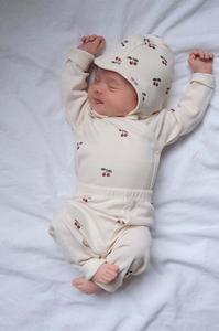 Детские хлопковые леггинсы Konges Sløjd, розовый