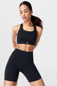 Байкерские шорты Power 6" Sweaty Betty, черный