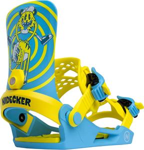 Детские крепления для сноуборда Nidecker Ollie с двумя ремнями Standard, Black