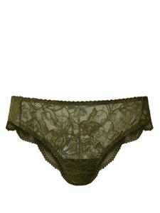 TWINSET Кружевные бразильские трусики, зеленый