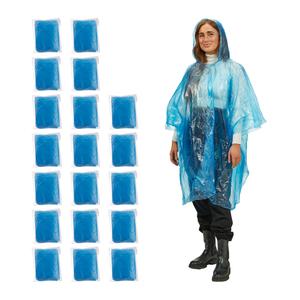 Дождевик relaxdays 20 x Regenponcho, синий