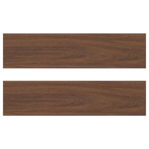 Передняя часть ящика IKEA, 40x10 см, цвет brown walnut effect