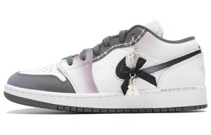 Jordan Баскетбольные кроссовки Air 1 Anti Slip, износостойкие, низкие, винтажные, женские, светло-фиолетовые