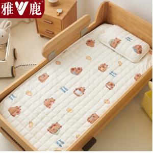 Yalu Наматрасник стеганый из хлопка класса А, 90х190 см, мягкий, можно стирать в машинке