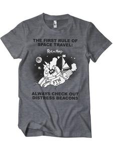 Футболка серого цвета Rick and Morty