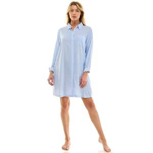 Женская тканая ночная рубашка на пуговицах Croft & Barrow, цвет french plaid