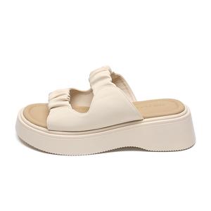 ZHR Женские антибактериальные шлепанцы бежевые, цвет Beige