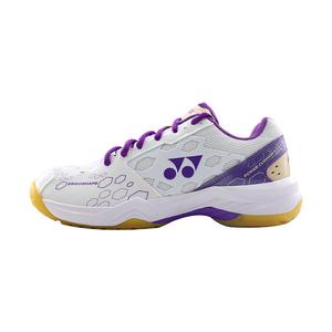 YONEX Кроссовки для бадминтона с амортизацией, износостойким покрытием и отскоком, унисекс, белые, фиолетовые