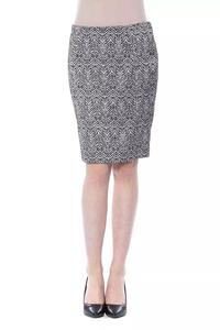 Элегантная однотонная женская юбка-труба BYBLOS, черно-белый