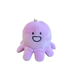 Маленький брелок в виде плюшевого кальмара высотой 10 см Jinnew