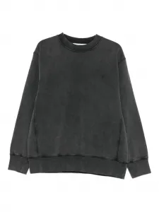 Толстовка É с эффектом потертости Études Studio, серый