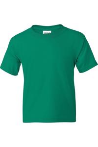 Молодежная футболка Gildan DryBlend, цвет kelly