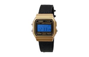 CASIO Часы Retrofit Series Quartz Movement Nylon Strap Watch Men's Watch Black Dial