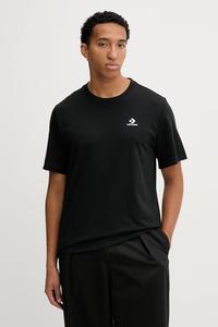 Хлопковая футболка Converse, черный