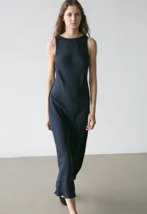 Струящееся повседневное платье Massimo Dutti, Dark Blue