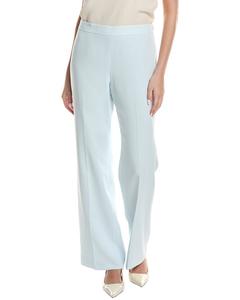 Lafayette 148 New York Брюки расклешенные с боковой молнией Gates, синий