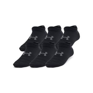 Носки-неявки Under Armour Essential для детей 4–20 лет, 6 шт., цвет Black Castlerock