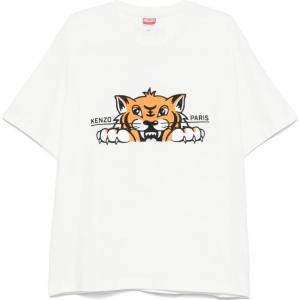 Футболка Gots Happy Tiger KENZO, белый
