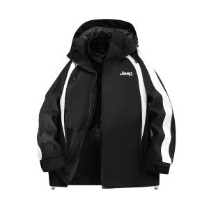 Ветровка Unisex Jeep, кофейный цвет (съемный утеплитель 3 в 1)