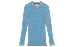 Трикотаж женский синий Gucci