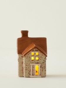 Bella Maison Декоративный предмет со светодиодной подсветкой, бежево-коричневого цвета - (Ш)8 x (В)12 x (Г)8 см