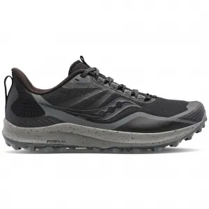 Женские беговые кроссовки Peregrine 12 Saucony, Black/Charcoal
