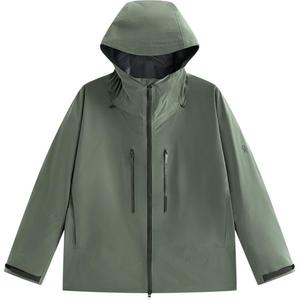 PEACEBIRD MEN Куртка мужская Dark Moss Green с капюшоном, Moderate Workwear
