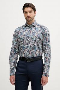 Рубашка из хлопка Eton, темно-синий