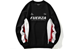 Флисовая худи унисекс FUERZA, черная