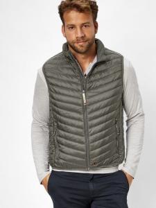 Стеганый жилет из телячьей кожи Redpoint, хаки