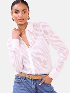 Lipsy Рубашка в белом цвете