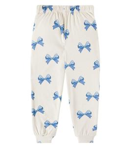 Спортивные брюки из хлопковой смеси с принтом Itty Konges Sløjd, Bowie Blue Gold