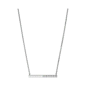 Цепочка Chopard Ice Cube - Колье, белое золото, полуоправленные бриллианты